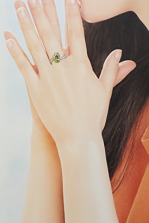 楽天市場】グロッシュラーライトガーネット リング 1.14ct 