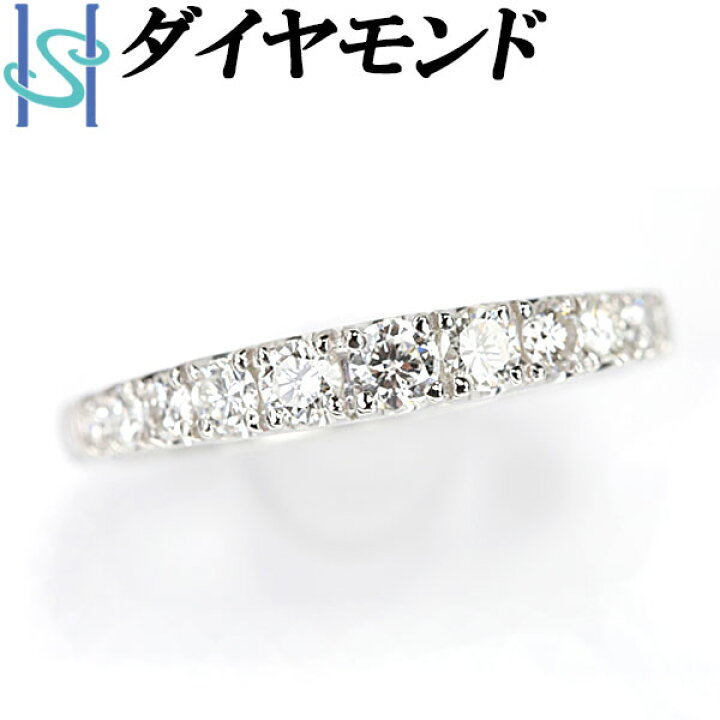 楽天市場】☆9/11 ダイヤモンド ハーフエタニティ リング 0.50ct 