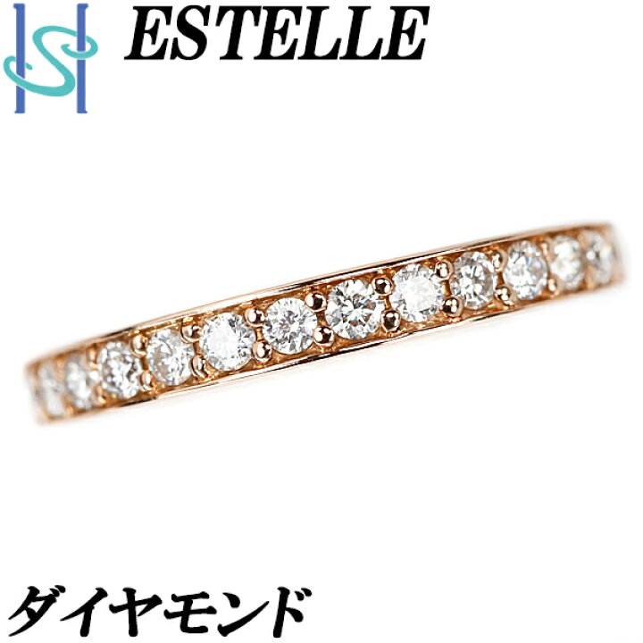 楽天市場】エステール ダイヤモンド ハーフエタニティリング 0.25ct 