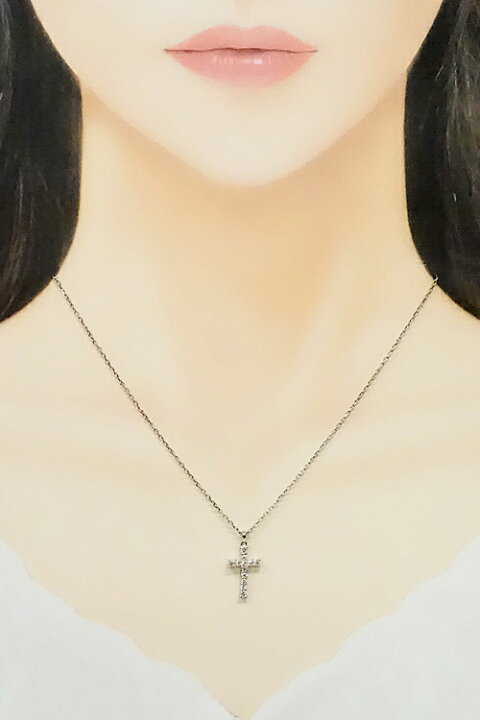 楽天市場】☆1/26 ミキモト ダイヤモンド ネックレス 0.36ct K18WG  
