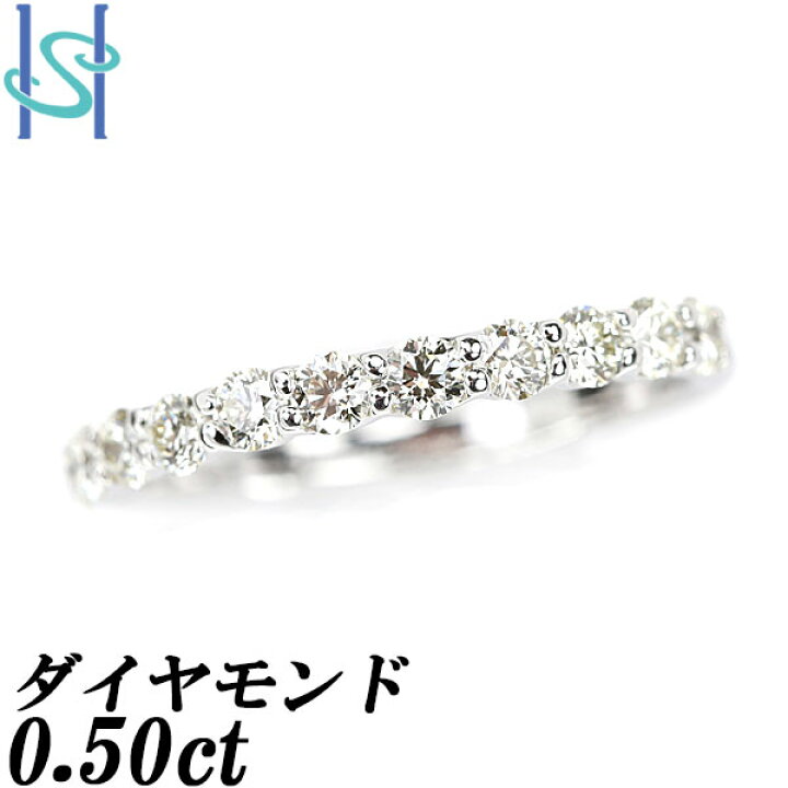 楽天市場】☆9/24 イエローダイヤモンド ハーフエタニティリング 0.50  