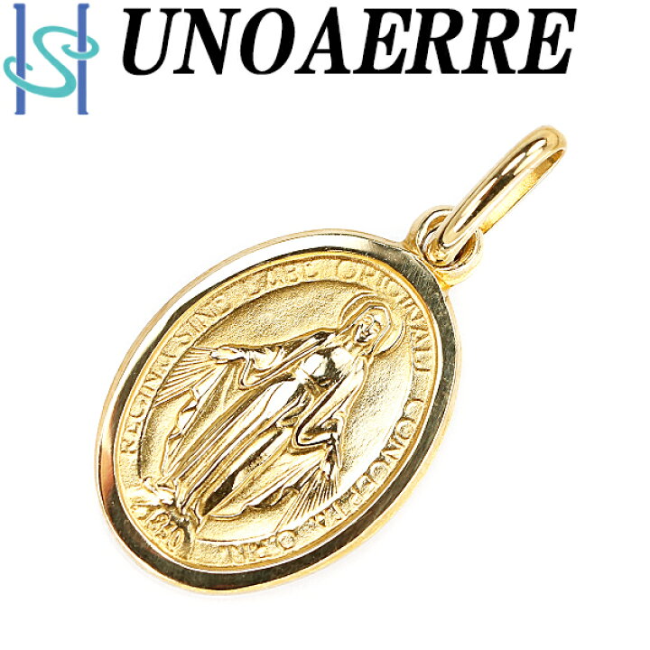 楽天市場】☆12/5 ウノアエレ ペンダントトップ K18YG 聖母マリア  