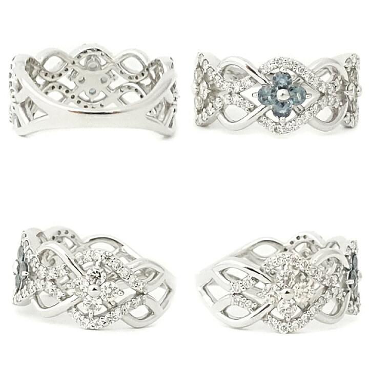 楽天市場】エステール アレキサンドライト リング ダイヤモンド Pt900  