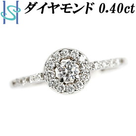 【4/24～27マラソン 最大3万円クーポン+全品ポイント5倍】MJC ダイヤモンド リング 0.40ct Pt900 ラウンド サークル ブランド 三菱ジュエリーコレクション | ダイアモンド プラチナ デイリーユース ゴージャス 豪華 華やか かわいい おしゃれ【中古】【SH105648】