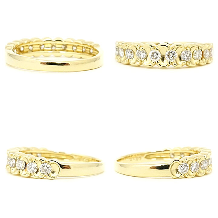 楽天市場】エステール ダイヤモンド ハーフエタニティ リング 0.40ct 
