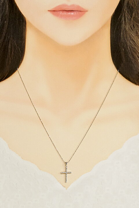楽天市場】☆12/2 フォリフォリ ダイヤモンド ネックレス 0.11ct K18WG 