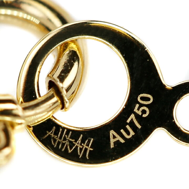 楽天市場】アーカー ダイヤモンド BBライン ネックレス 0.11ct K18YG  