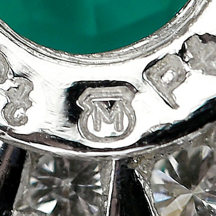 楽天市場】ミキモト エメラルド ネックレス 0.67ct ダイヤモンド Pt900  