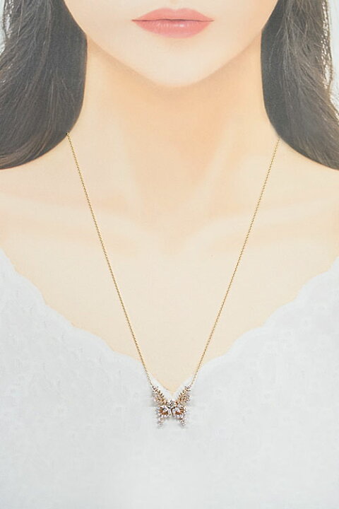 楽天市場】タサキ ダイヤモンド ミミックバタフライ ネックレス 0.23ct 