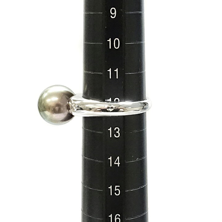 楽天市場】タサキ 田崎真珠 黒蝶パール リング 10.6mm ダイヤモンド 