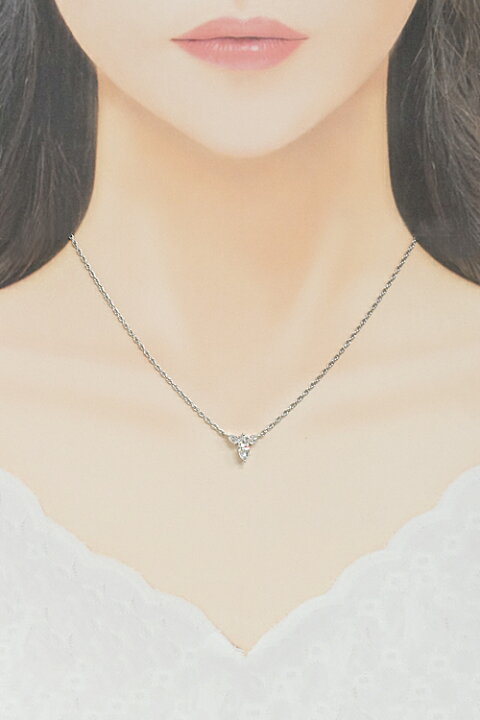 楽天市場】ミキモト マーキスカット ダイヤモンド ネックレス 0.58ct 