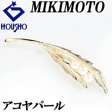 楽天市場】ミキモト ブローチ レディース リーフモチーフ 11Pパール 