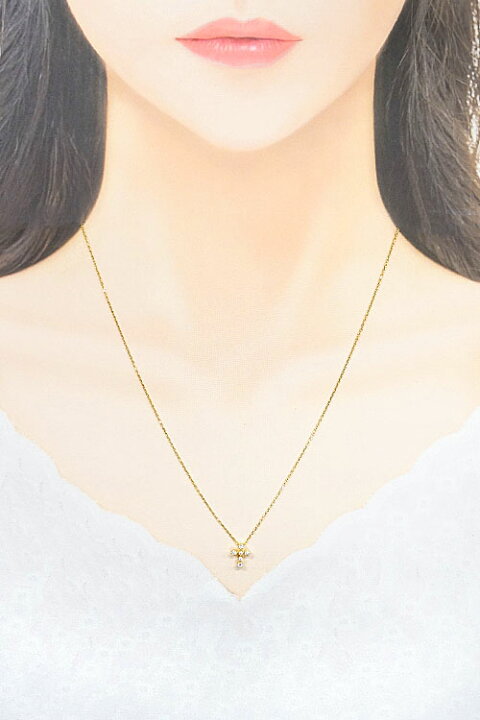 楽天市場】スタージュエリー ダイヤモンド ネックレス 0.10ct K18YG 