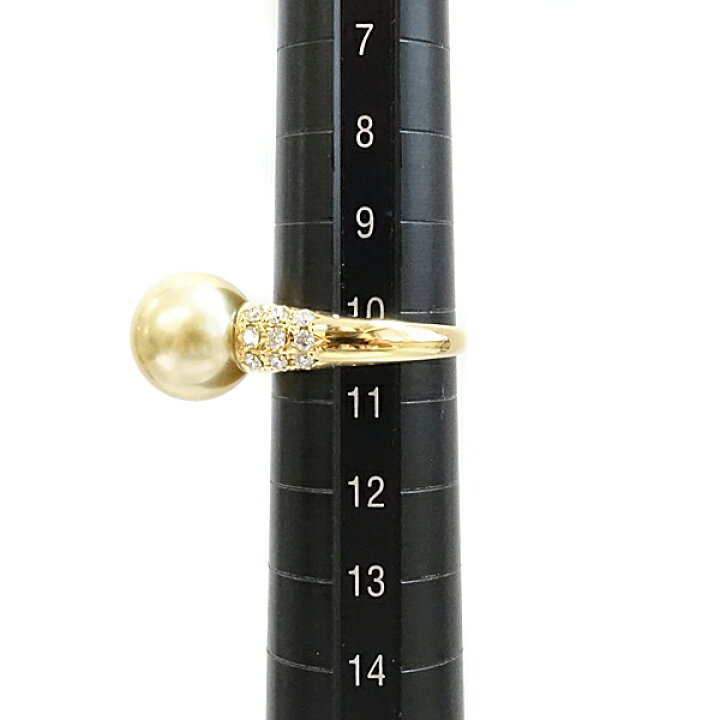 楽天市場】タサキ 田崎真珠 白蝶ゴールデンパール リング 11.1mm 