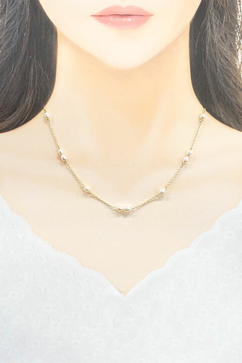 楽天市場】タサキ 淡水真珠 ネックレス K18イエローゴールド TASAKI 