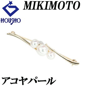 特大サマーセール【最大44%OFF&最大3万円クーポン】ミキモト アコヤ真珠 ブローチ K14イエローゴールド MIKIMOTO 【中古】【900249】