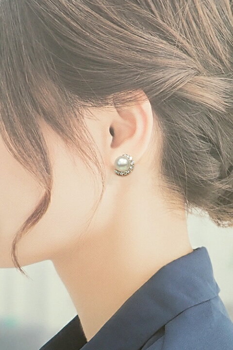 楽天市場】白蝶真珠(南洋真珠) ピアス ダイヤモンド Pt900 【中古 