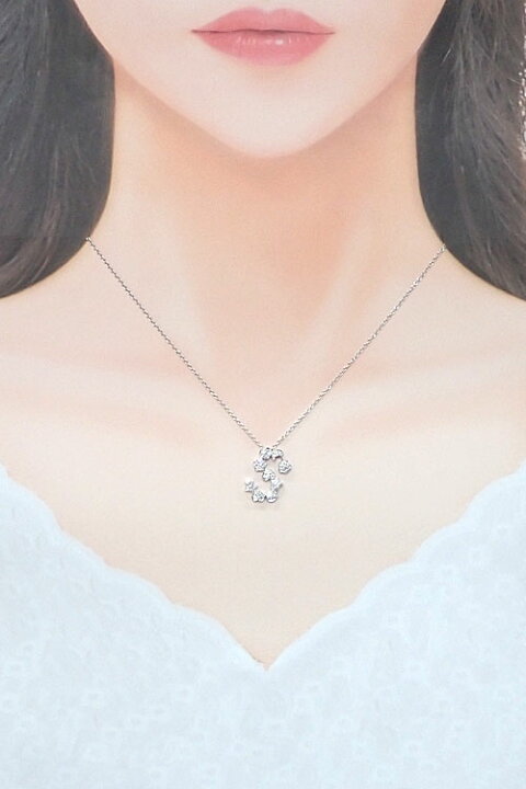 楽天市場】ポンテヴェキオ ダイヤモンド ネックレス K18ホワイト 