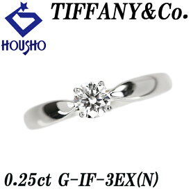 【3/4〜3/11 楽天スーパーSALE 最大50%OFF】ティファニー ダイヤモンド ハーモニー リング Pt950 TIFFANY&Co. 鑑定書 グレード付き 一粒石 ソリティア 4本爪 【中古】【901670】