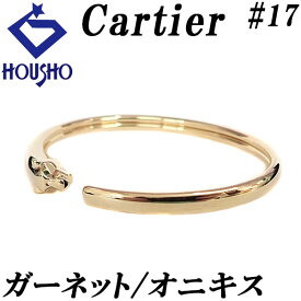 Fashion The SALE【最大50%OFF&全品5倍&最大3万円クーポン】カルティエ ガーネット パンテールドゥカルティエ バングル オニキス K18イエローゴールド CARTIER #17 豹 パンサー 動物 アニマル 【中古】【901835】