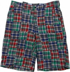 アメリカンリビング マドラスチェック パッチワーク ショートパンツ メンズ American Living SHORT PANTS 002