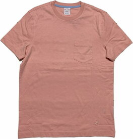 ブルックスブラザーズ ワンポイント 半袖 ポケット Tシャツ 肌色系 Brooks Brothers T SHIRTS 090