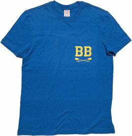 ブルックスブラザーズ 半袖 プリント Tシャツ ブルー Brooks Brothers T SHIRTS 088