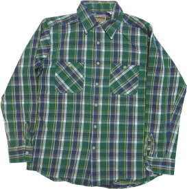 カムコ ヘビーコットン ネルシャツ グリーン メンズ CAMCO COTTON FLANNEL SHIRTS 039