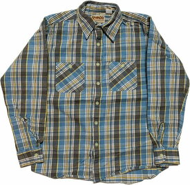 カムコ ヘビーコットン ネルシャツ ブルー メンズ CAMCO COTTON FLANNEL SHIRTS 017