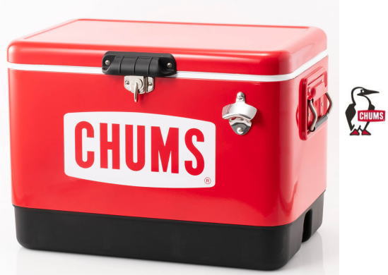 【 CHUMS 】Steel Cooler Box 54Lスチールクーラーボックス 54L●送料無料● クーラーボックス