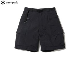 SALE! スノーピーク［snow peak］Cargo Shorts Black（カーゴショーツ）