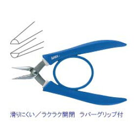 ビーズ用具 ステンレスヤットコ 標準（ラバーグリップ） 【メール便可】