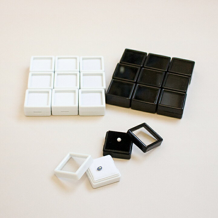楽天市場】ビーズ ディスプレイ用品 ルースケース 30×30mm 10個セット 