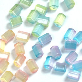 ヴィトライユビーズ ガラス 乳白 6×5mm 12個｜日本製 ビーズ パーツ ガラスビーズ ヴィトライユ 手芸 手作り アクセサリー