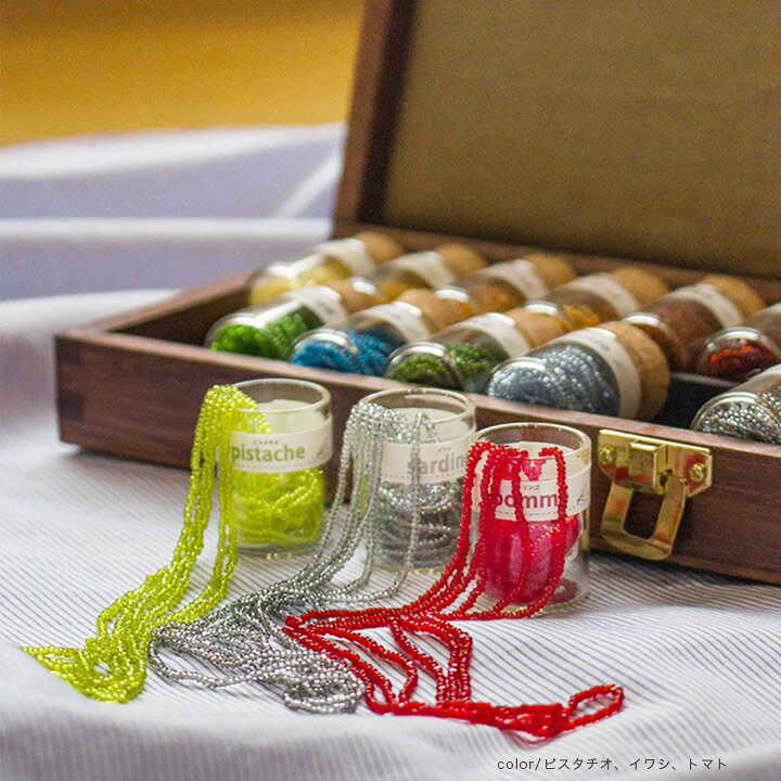 楽天市場】刺しゅう作家さんコラボ ビーズ刺繍 TOHOビーズ24色セット 