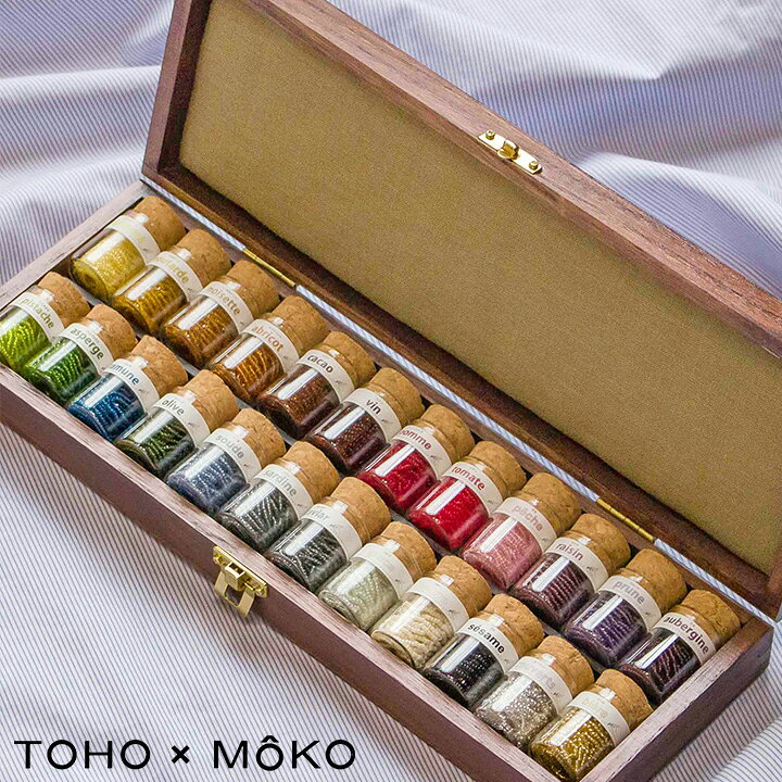 楽天市場】刺しゅう作家さんコラボ ビーズ刺繍 TOHOビーズ24色セット 