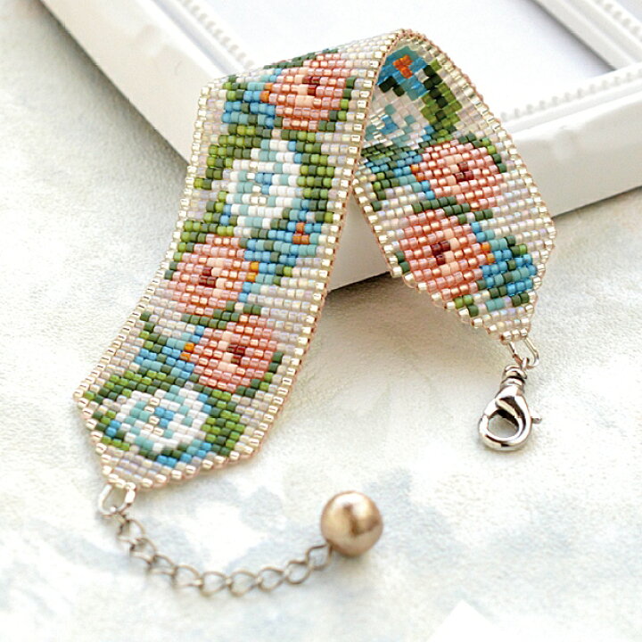 楽天市場】ビーズ ビーズキット デリカビーズ織りアクセサリーキット 