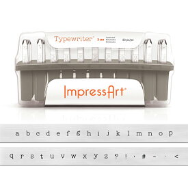 ImpressArt(インプレスアート) レタースタンプ 3mm 小文字 タイプライター | インプレスアート スタンプ 刻印 印 ImpressArt メタル マーク MIYUKI