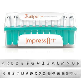 ImpressArt(インプレスアート) レタースタンプ 3mm 大文字 ジュニパー | インプレスアート スタンプ 刻印 印 ImpressArt メタル マーク MIYUKI