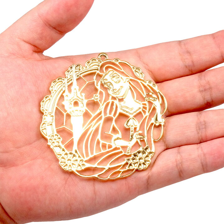 楽天市場 ディズニー メタルフレーム ラプンツェル ゴールド 1ヶ ディズニー レジン フレーム 枠 パーツ プリンセス ラプンツェル 髪長姫 ディズニーメタルフレーム 手芸材料の通信販売 シュゲール