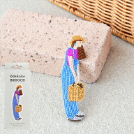 MIYUKI ビーズ刺しゅう ブローチキット Odekake BROOCH ピクニック HCA14//8 | ビーズ刺しゅう ブローチ…