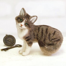 フェルト羊毛キット ノルウェージャンフォレストキャット H441-465 きりのみりい 猫 ねこ ネコ キット