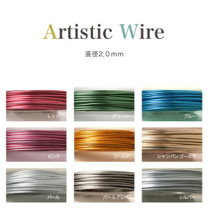 アーティスティックワイヤー 直径2.0mm 【メール便可】 | クラフト ワイヤークラフト