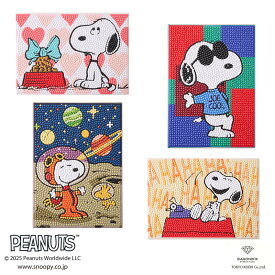ダイヤモンドフィックス スヌーピー 2L | ダイヤモンドフィックス ビーズキャンバスアート 貼り付け 刺しゅう スヌーピー インテリア ダイヤモンド アート
