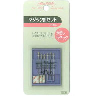 マジック針セット 【メール便可】｜裁縫道具｜手縫針｜てぬい針｜長｜中｜短｜簡単糸通し｜ワンタッチ糸…