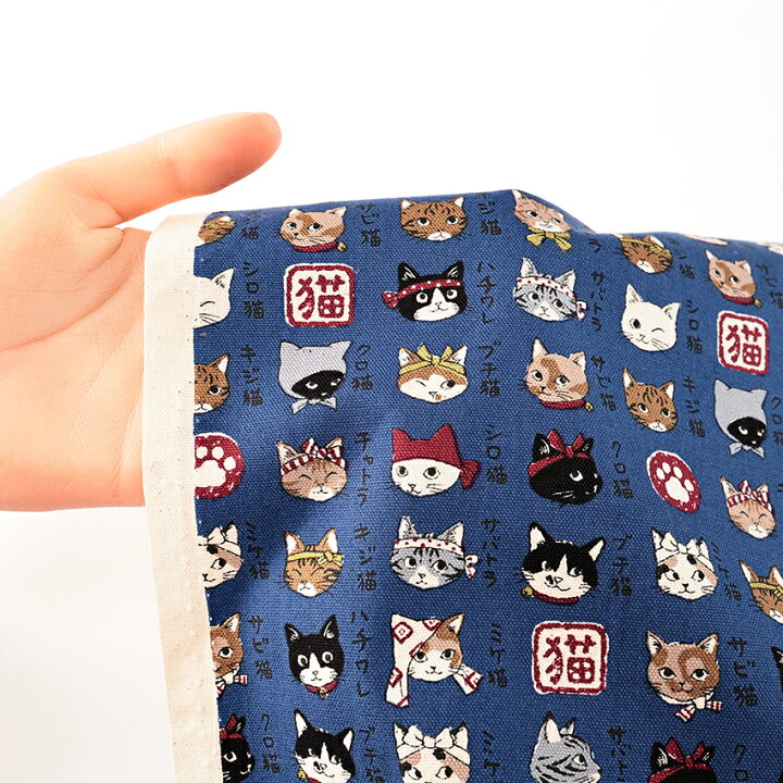楽天市場】猫模様図鑑 オックス 50cm単位 | 切売り 切り売り 生地 布 