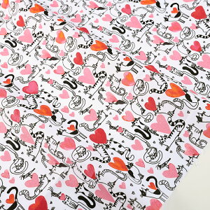 USARbg HEARTS AND CATS 50cmP | ؔ ؂蔄 n z zn USARbg Benartex xiebNX Rbg100 AJ AJRbg  n L Lbg ybg ɂ 킢