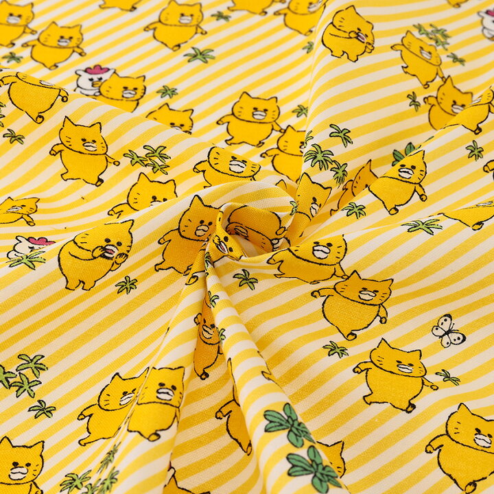 楽天市場 ノラネコぐんだん ノラネコさんぽ シーチング 1m カットクロス 生地 布 布地 はぎれ カット布 カットクロス のらねこぐんだん コドモエ 絵本 工藤ノリコ 薄手 薄地 入園グッズ 入学グッズ 新学期グッズ 女の子 男の子 手芸材料の通信販売 シュゲール