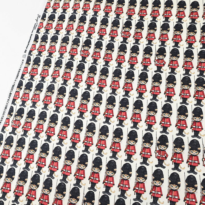 楽天市場】Ringo ロンドンキャット オックス 50cm カットクロス｜生地  