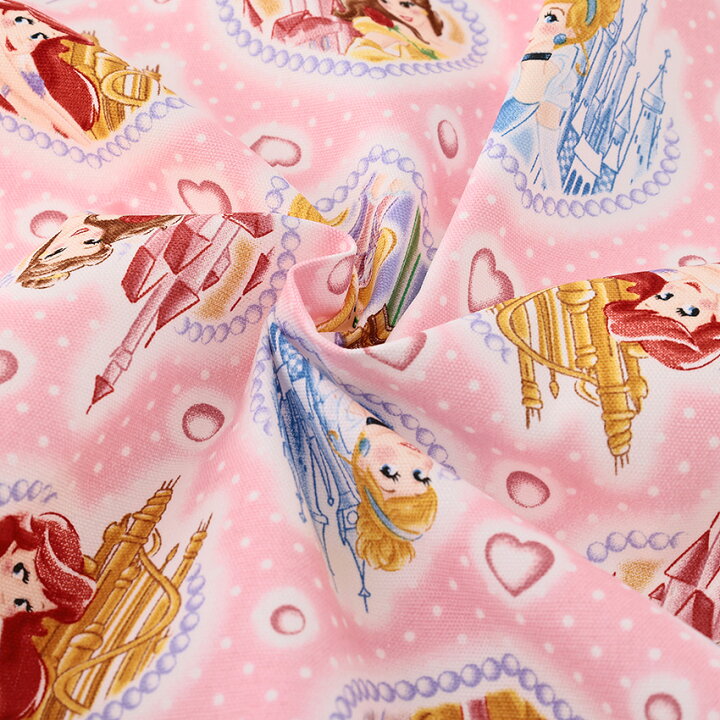 楽天市場 ディズニー プリンセス オックス 1m単位 切売り 切り売り 生地 布 布地 Disney キャラクター コットン100 お城 ハート ピンク 入園グッズ 入学グッズ 新学期グッズ 女の子 男の子 かわいい 手芸材料の通信販売 シュゲール